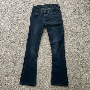 levi modern rise boot cut skinny jeans!